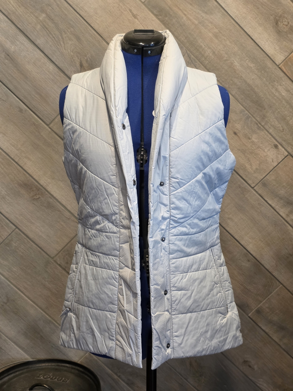 Smartwool Women's Light Gray Quilted Vest